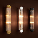 Eichholtz Gascogne Small Wall Light in Nickel with Clear Glass Shade