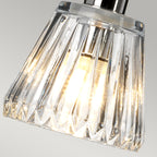 Elstead Agatha 1 Light Bathroom Pendant Light in Polished Chrome