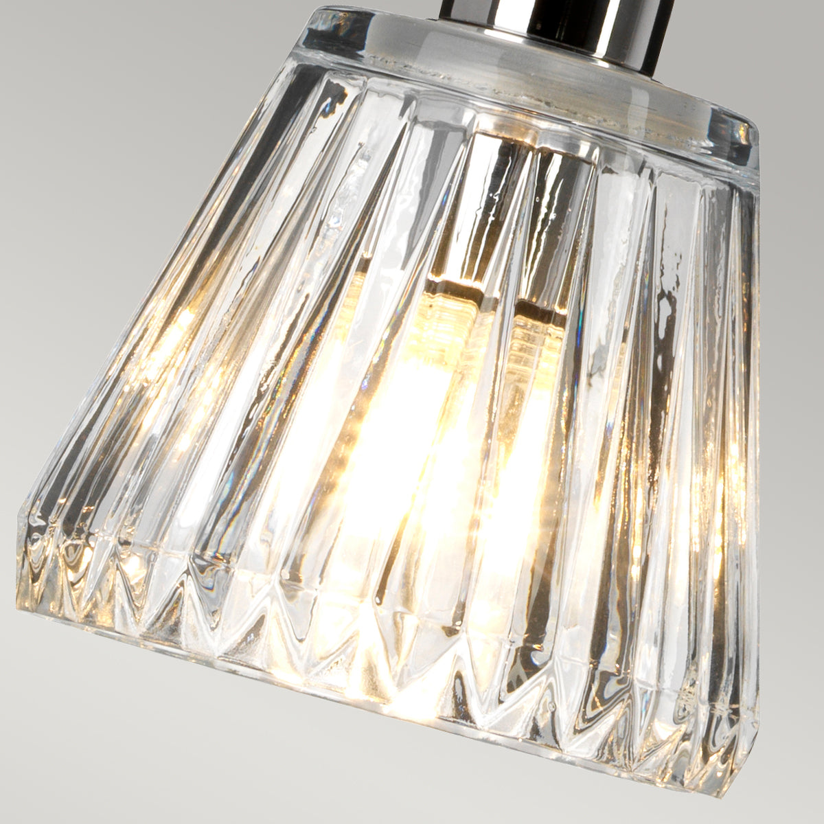 Elstead Agatha 1 Light Bathroom Pendant Light in Polished Chrome