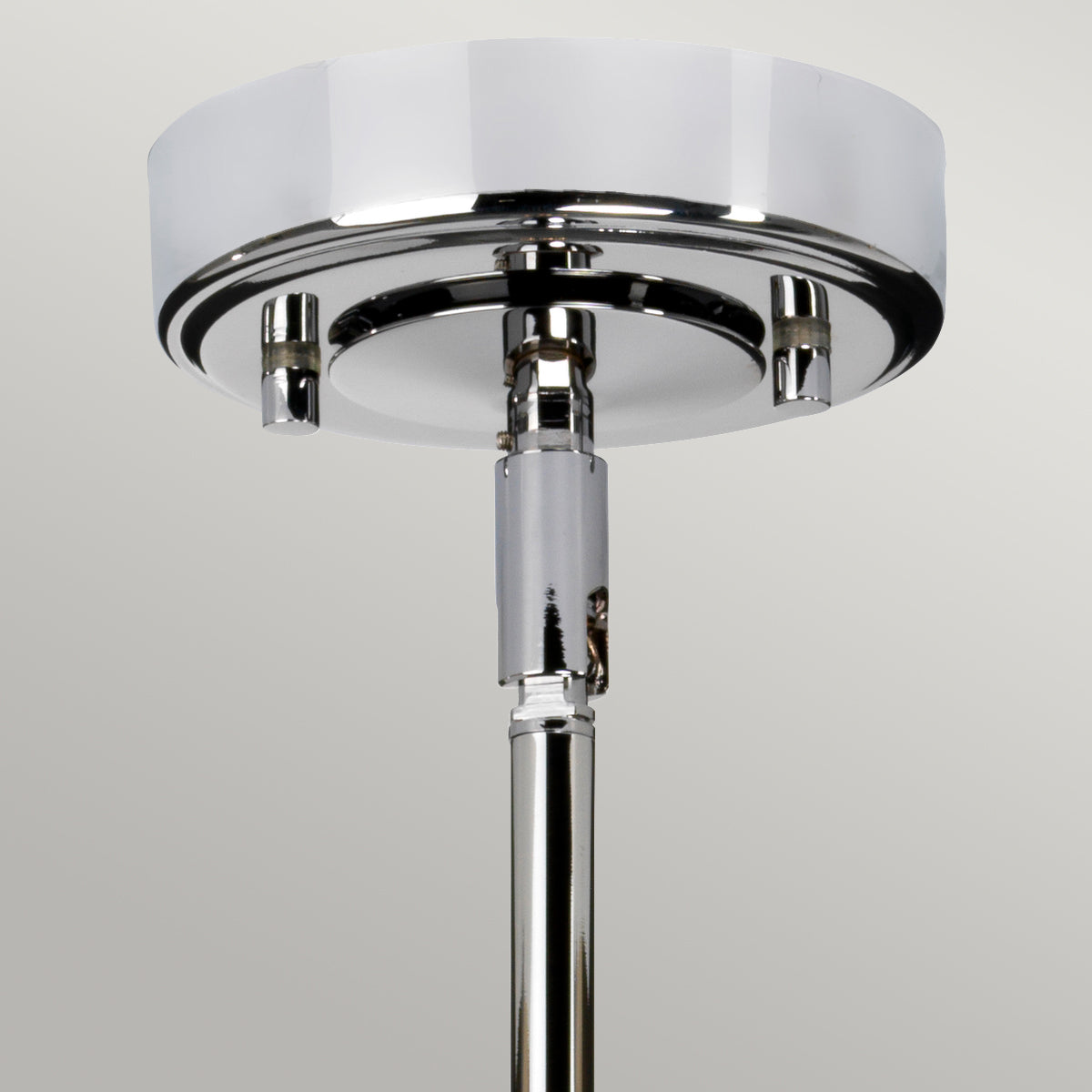 Elstead Agatha 1 Light Bathroom Pendant Light in Polished Chrome