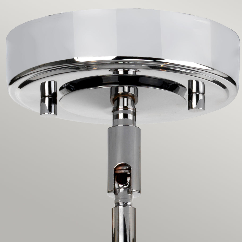 Elstead Agatha 3 Light Bathroom Pendant Light in Polished Chrome