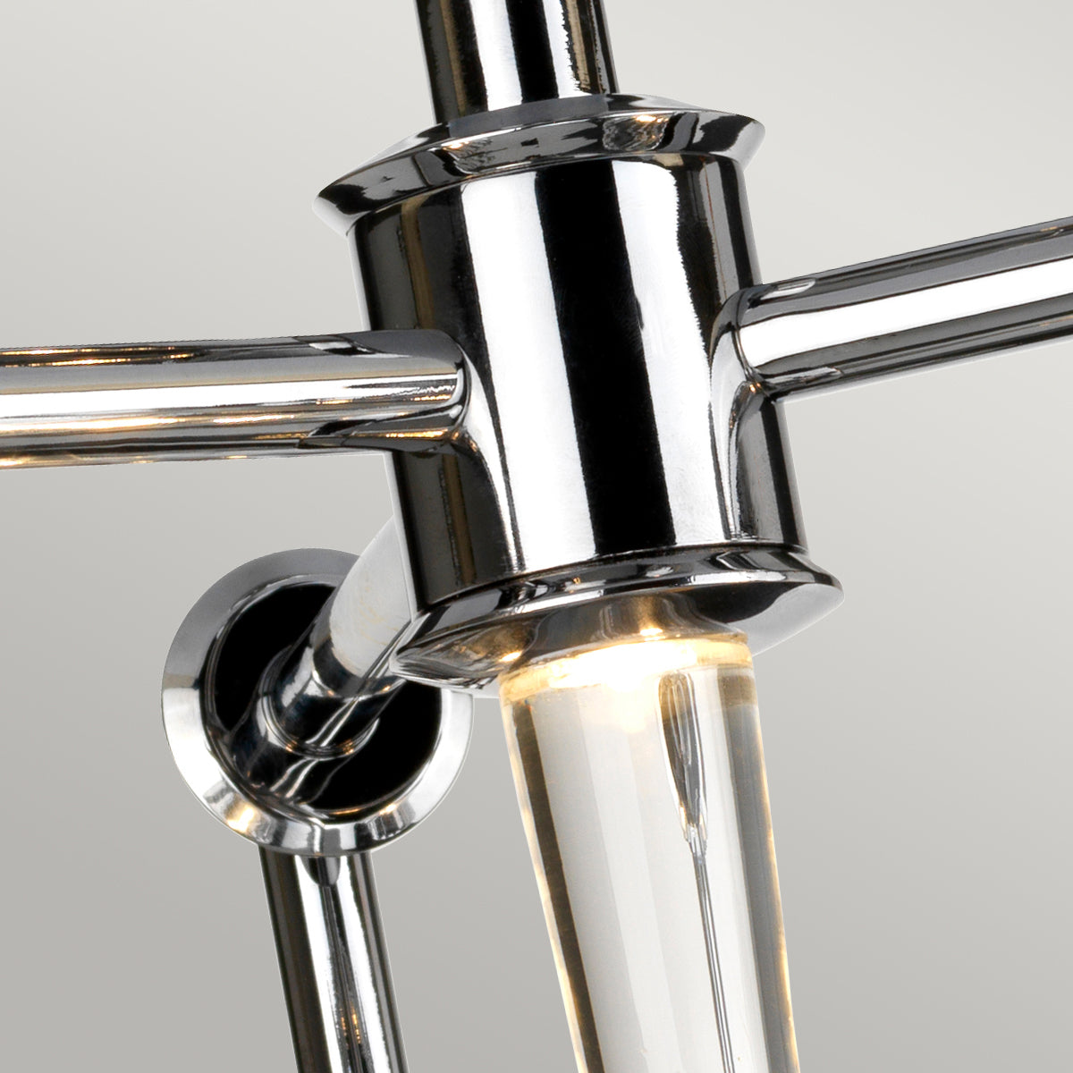 Elstead Agatha 3 Light Bathroom Pendant Light in Polished Chrome