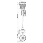 Elstead Agatha Wall Light in Polished Chrome