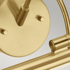 Elstead Alton Large LED Picture Light in Brushed Brass