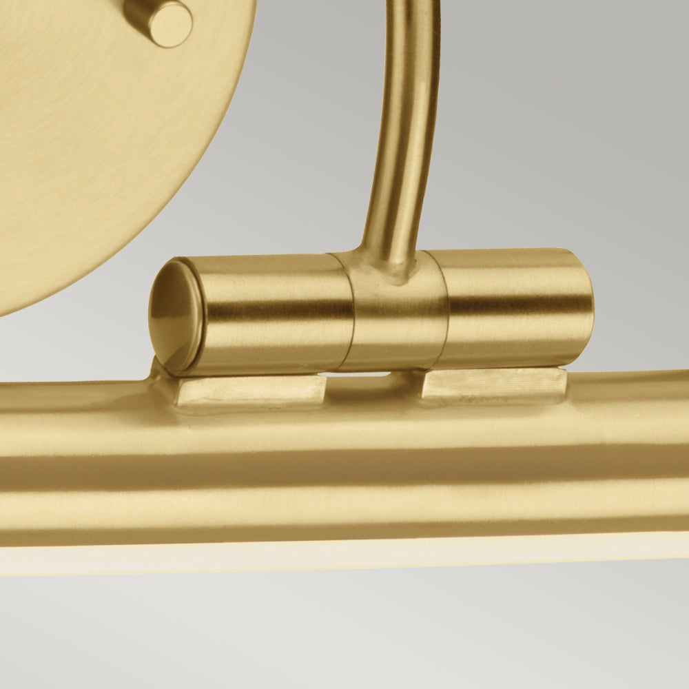 Elstead Alton Large LED Picture Light in Brushed Brass
