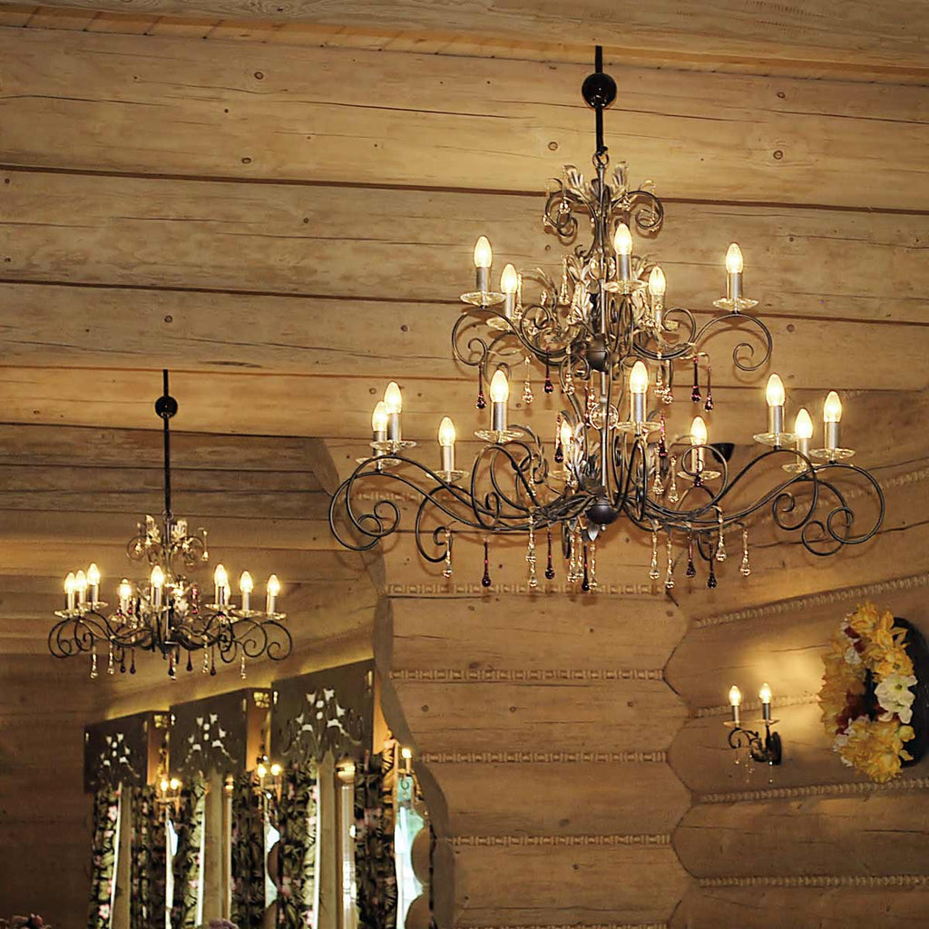 Elstead Amarilli 15 Light Chandelier in Bronze