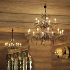 Elstead Amarilli 15 Light Chandelier in Bronze