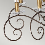 Elstead Amarilli 15 Light Chandelier in Bronze