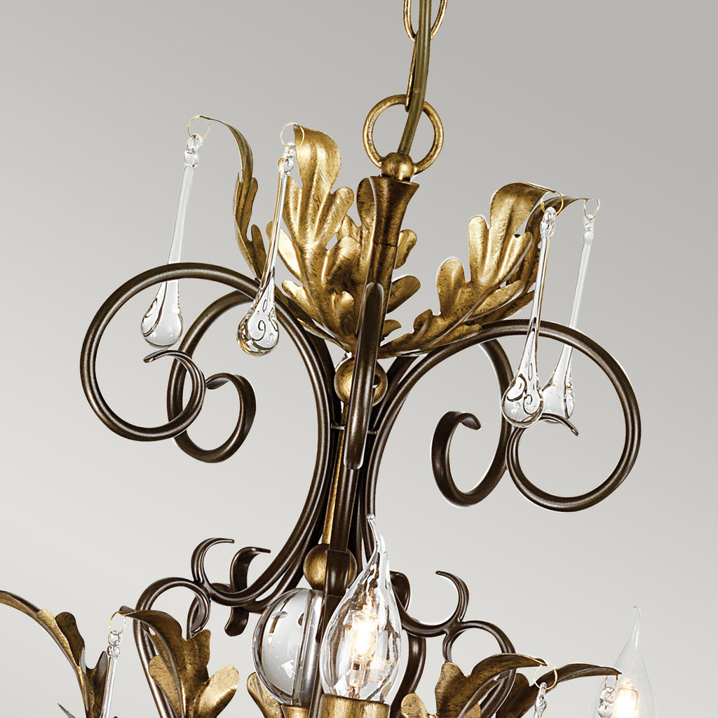 Elstead Amarilli 15 Light Chandelier in Bronze