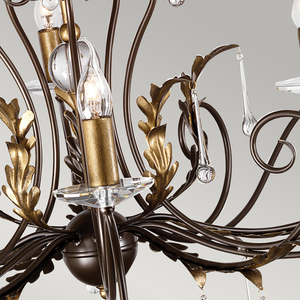 Elstead Amarilli 15 Light Chandelier in Bronze