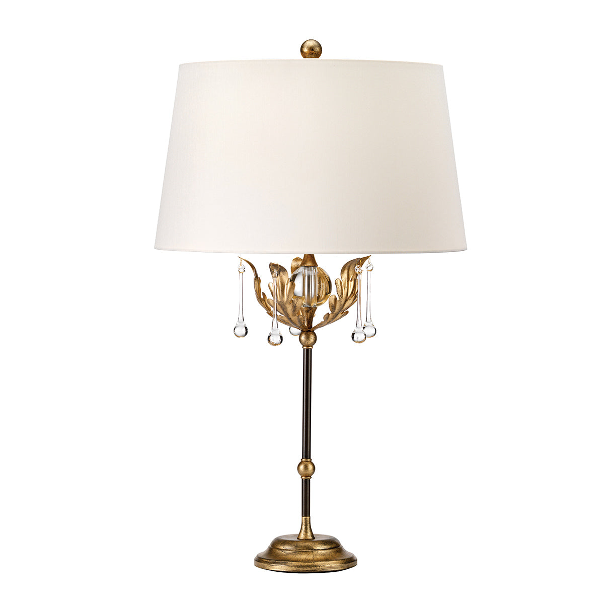 Elstead Amarilli Table Lamp in Bronze with Ivory Shade