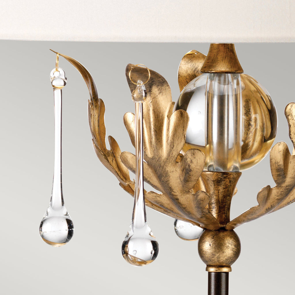 Elstead Amarilli Table Lamp in Bronze with Ivory Shade