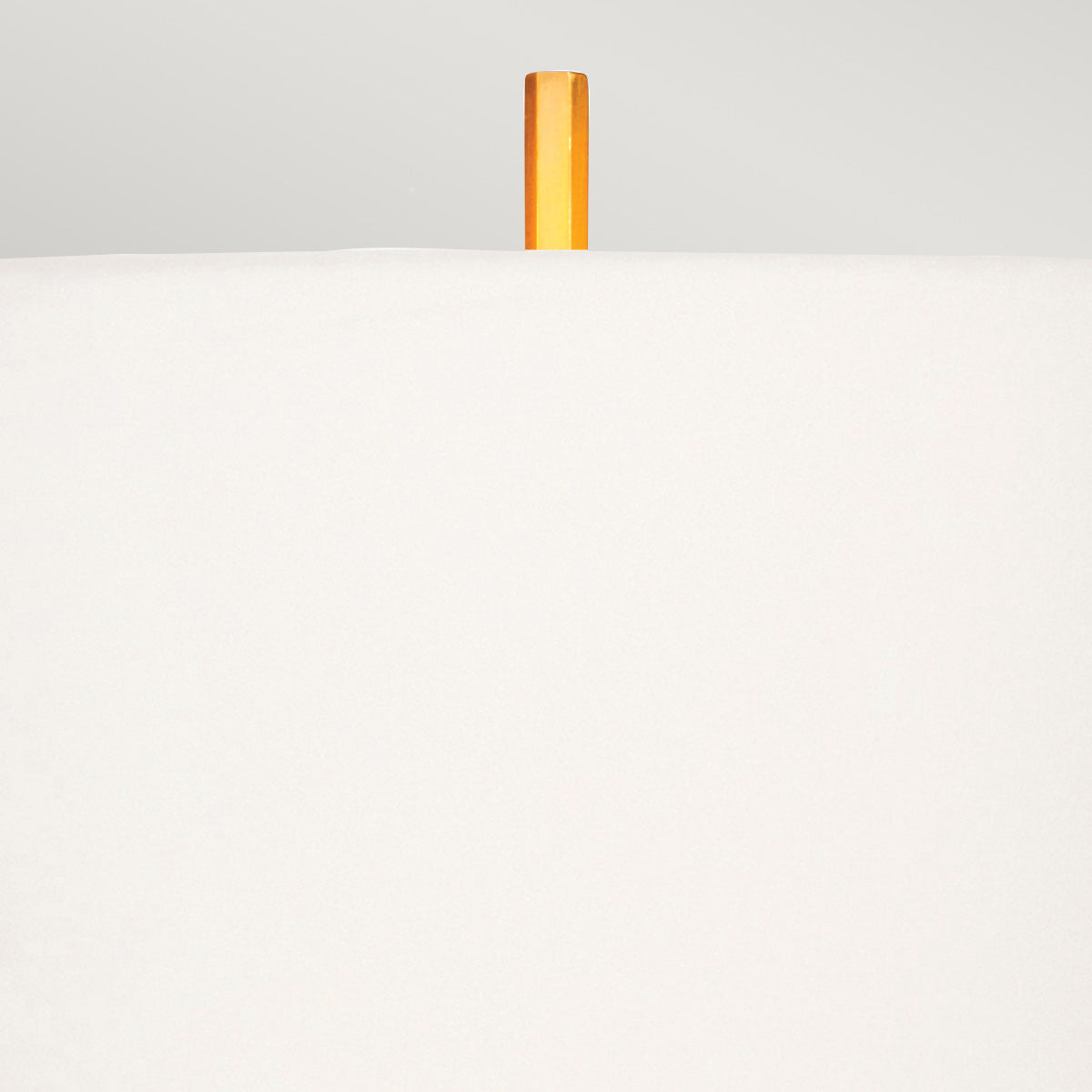 Elstead Apollo Table Lamp in Brushed Brass with White Shade