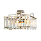 Elstead Aries 4 Light Large Convertible Pendant Light in Polished Nickel