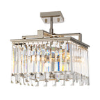 Elstead Aries 4 Light Small Convertible Pendant Light in Polished Nickel