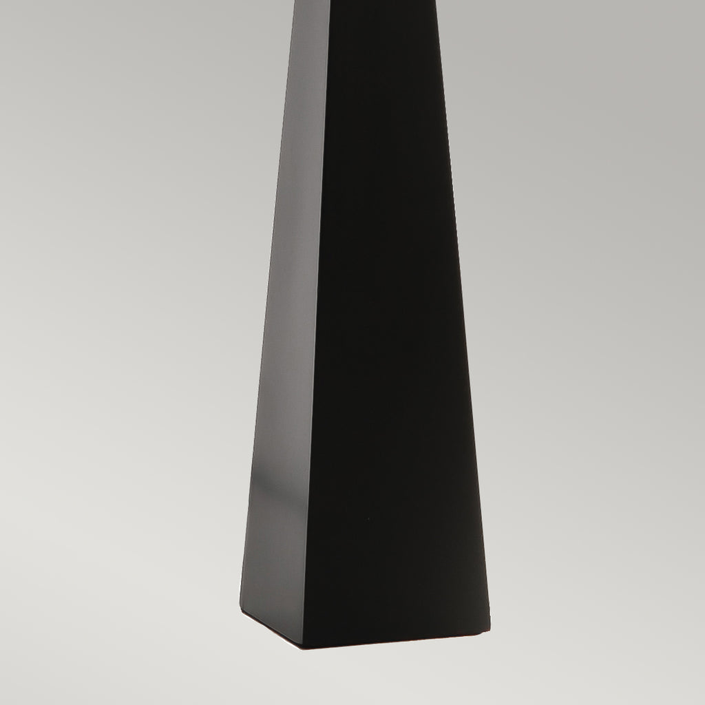 Elstead Ascent Table Lamp in Black with White Shade