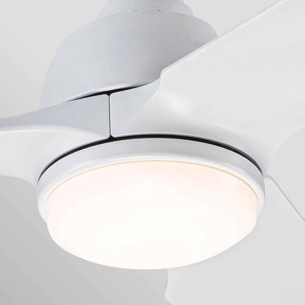 Elstead Aviateur - 52in / 132cm Fan - Matte White