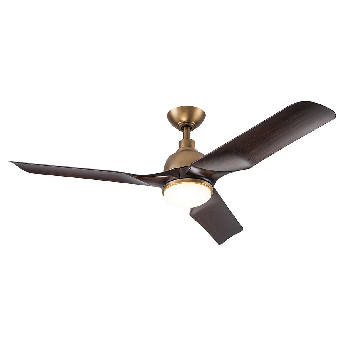 Elstead Aviateur - 52in / 132cm Fan - Painted Walnut