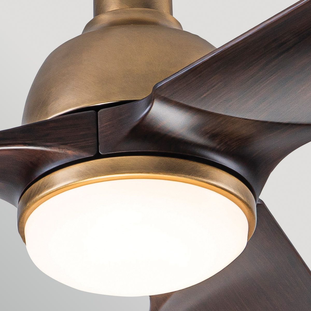 Elstead Aviateur - 52in / 132cm Fan - Painted Walnut