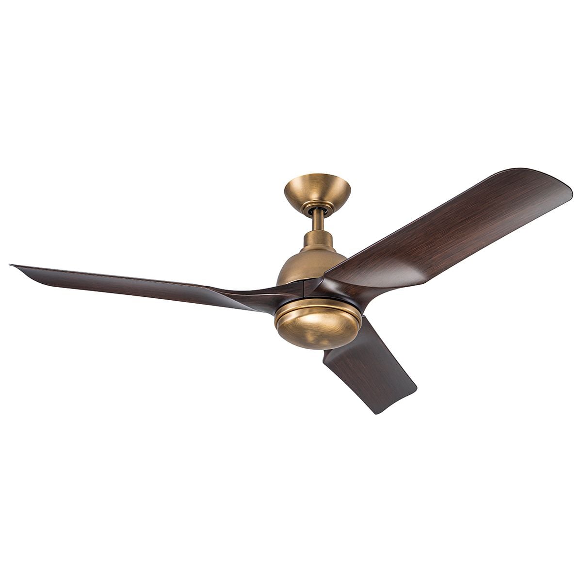 Elstead Aviateur - 52in / 132cm Fan - Painted Walnut