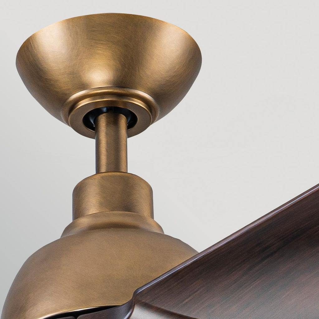 Elstead Aviateur - 52in / 132cm Fan - Painted Walnut