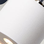 Elstead Balance 1 Light Wall Light in Black with White Shade