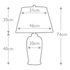 Elstead Black Birds Table Lamp