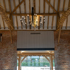 Elstead Carisbrooke 18 Light Chandelier in Black Finish