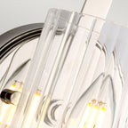 Elstead Cassie 1 Light Wall Light in Polished Nickel