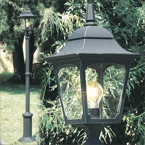 Elstead Chapel Midi Lamp Post Outdoor in Black