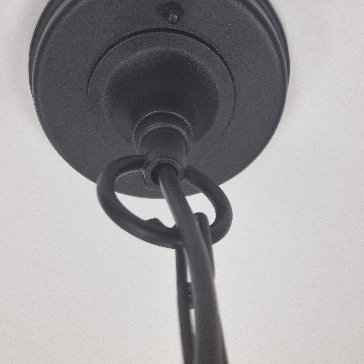 Elstead Chapel Mini Outdoor Chain Lantern in Black