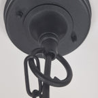 Elstead Chapel Outdoor Chain Lantern in Black