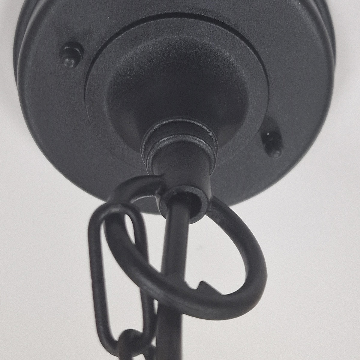 Elstead Chapel Outdoor Chain Lantern in Black