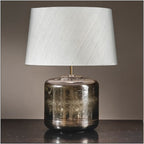 Elstead Columbus Tall Table Lamp in Silver