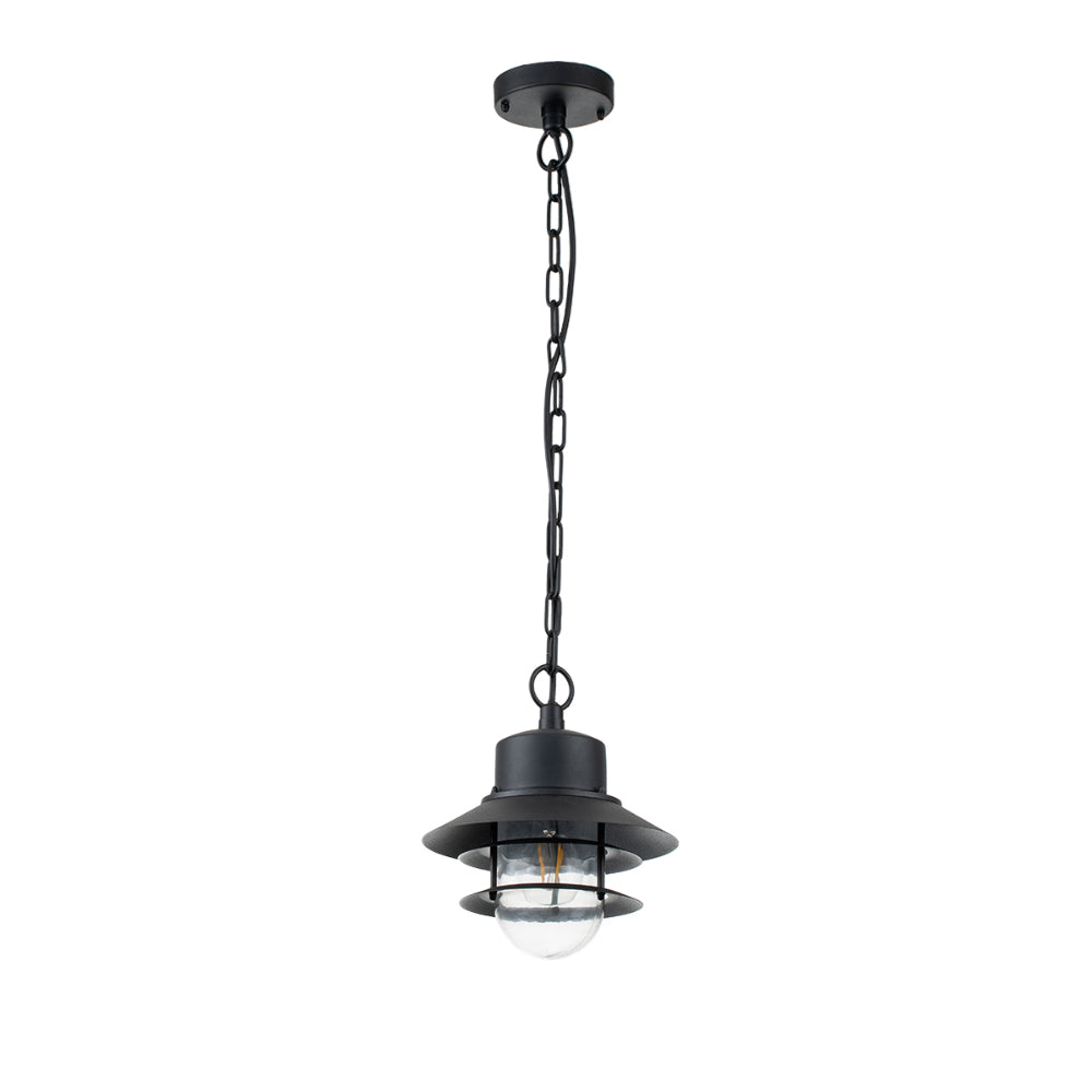 Elstead Copenhagen Outdoor Chain Lantern in Black