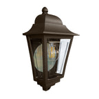 Elstead Deco Lane Outdoor Half Lantern in Bronze