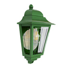 Elstead Deco Lane Outdoor Half Lantern in Green