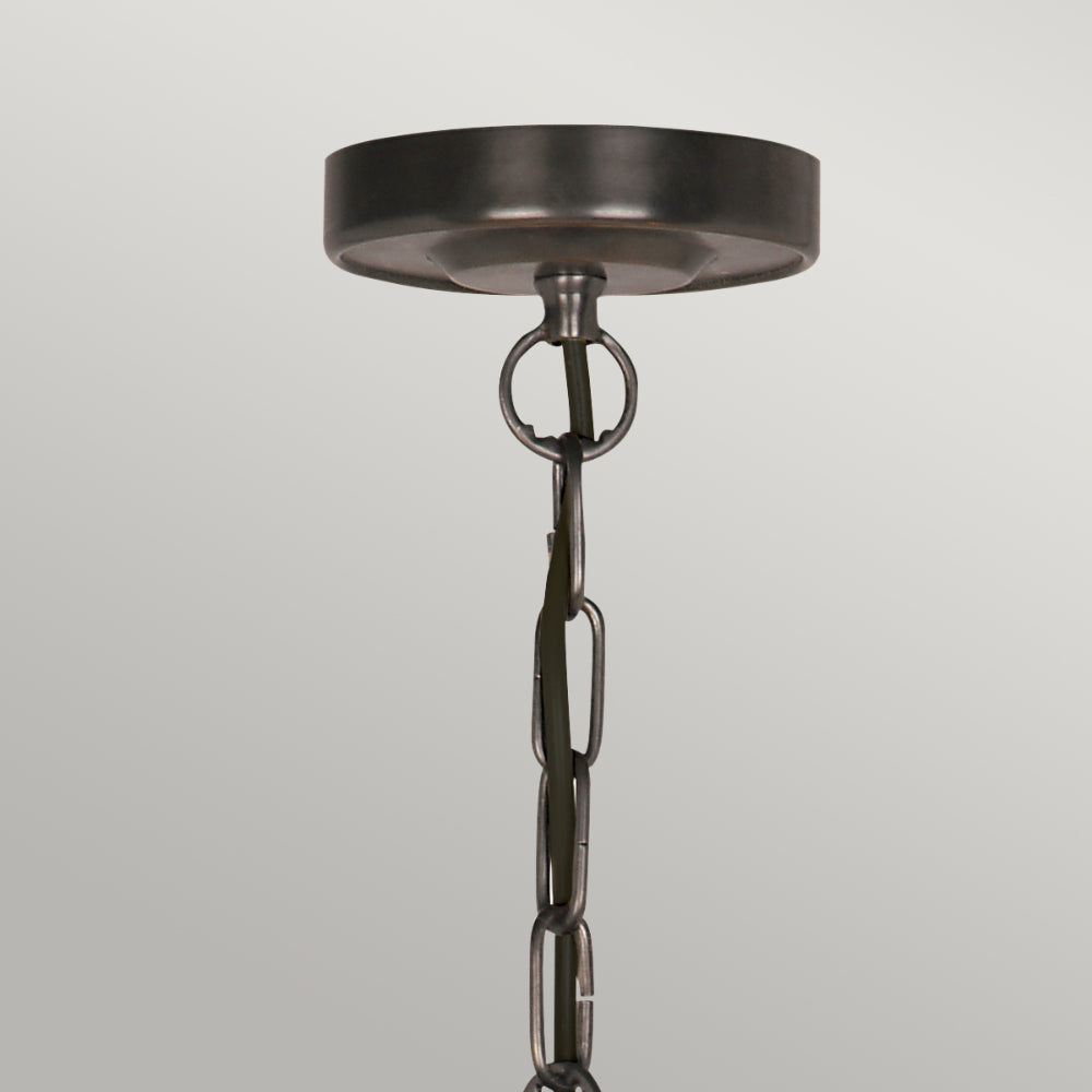 Elstead Finsbury Park 3 Light Chandelier in Old Bronze