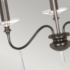 Elstead Finsbury Park 3 Light Chandelier in Old Bronze