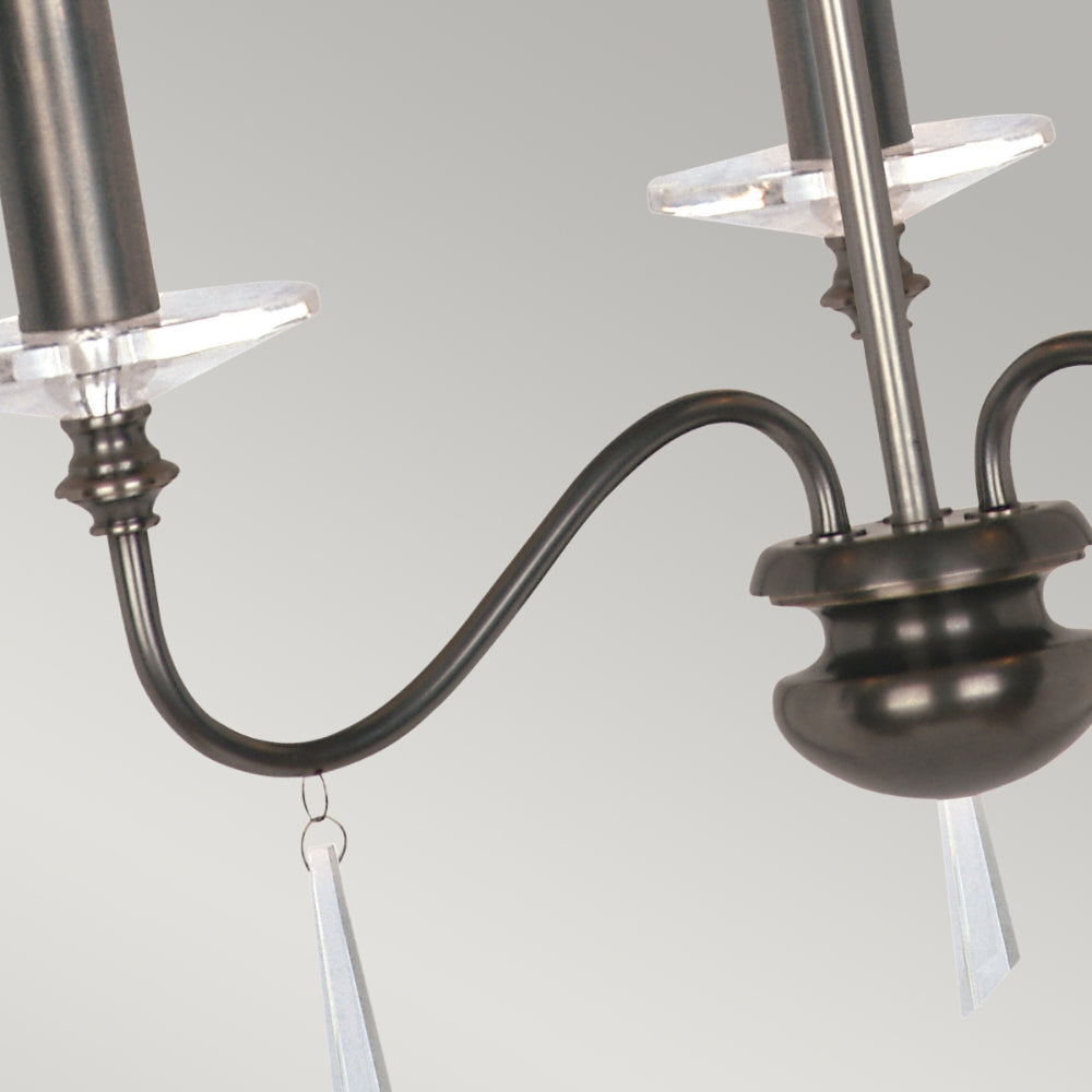 Elstead Finsbury Park 3 Light Chandelier in Old Bronze