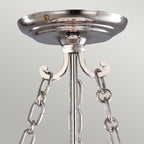 Elstead Finsbury Park Small 3 Light Pendant Light in Polished Nickel