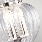 Elstead Finsbury Park Small 3 Light Pendant Light in Polished Nickel