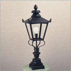 Elstead Grampian Outdoor Bollard Lantern in Black