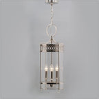 Elstead Guildhall 3 Light Indoor Lantern in Polished Nickel