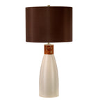 Elstead Hammersmith Table Lamp in Taupe Ceramic