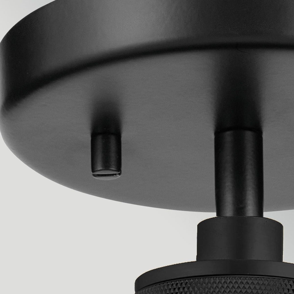 Elstead Hampstead Duo-Mount Pendant in Black