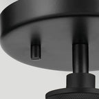 Elstead Hampstead Duo-Mount Pendant in Black