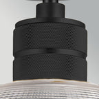 Elstead Hampstead Duo-Mount Pendant in Black
