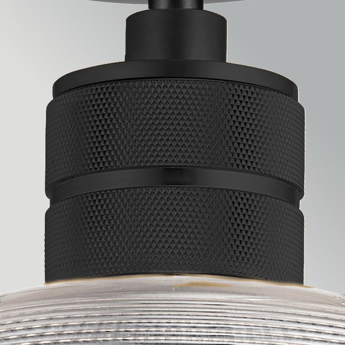 Elstead Hampstead Duo-Mount Pendant in Black