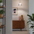 Elstead Hampstead Duo-Mount Pendant in Painted Natural Brass